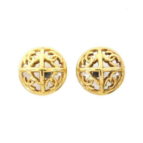 CHANEL Jewelry - CHANEL Gold Earrings
